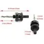 HJ Garden 5pcs 1-3/4 inch Desk Wire Cord Cable Grommets Hole Cover with Hole Saw Kit High Speed Bi-Metal Holesaw Drill Bits for Office PC Desk Cable Cord Organizer HJ Garden 5pcs 1-3/4 inch Desk Wire Cord Cable Grommets Hole Cover with Hole Saw Kit High Speed Bi-Metal Holesaw Drill Bits for Office PC Desk Cable Cord Organizer