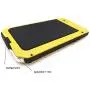 iPhone 6s Plus Case,Marrkey Heavy Duty Shockproof [Tough Armour] Water Resistant Aluminum Alloy Metal Case with Silicone Built-in Screen Dual Layer Protector for Apple iPhone 6 Plus - Yellow