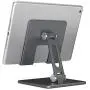 Ipad Stand Aluminum Metal Tablet Holder for Desk Angle Height Adjustable Ipad Holder for IPad Pro 9.7, 10.5, 12.9 Air Mini 4 3 2, Kindle, Nexus,Tablet Stand Gray Ipad Stand Aluminum Metal Tablet Holder for Desk Angle Height Adjustable Ipad Holder for IPad Pro 9.7, 10.5, 12.9 Air Mini 4 3 2, Kindle, Nexus,Tablet Stand Gray