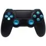 TOMSIN Metal Buttons for PS4 Controller Gen 1, Aluminum Metal Thumbsticks Analog Grip & Bullet Buttons & D-pad & L1 L2 R1 R2 Triggers for DualShock 4 Controller (Blue)