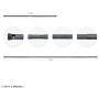 LINCO Lincostore Studio Crossbar for Backdrop Stands, 10 feet, Telescopic AM236