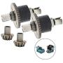 lahomia 2Pcs 1:14 RC Metal Differential & Planet Gear for WLtoys 144001 Accessories