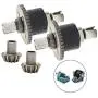 lahomia 2Pcs 1:14 RC Metal Differential & Planet Gear for WLtoys 144001 Accessories