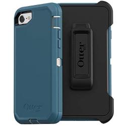 OtterBox DEFENDER SERIES Case for iPhone SE (2nd Gen - 2020) & iPhone 8/7 (NOT PLUS) - Retail Packaging - BIG SUR (PALE BEIGE/CORSAIR)