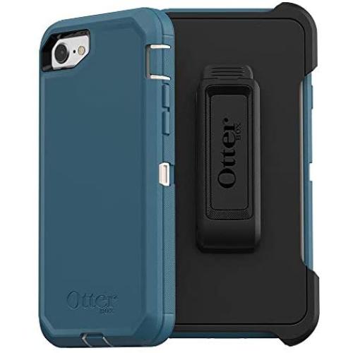 OtterBox DEFENDER SERIES Case for iPhone SE (2nd Gen - 2020) & iPhone 8/7 (NOT PLUS) - Retail Packaging - BIG SUR (PALE BEIGE/CORSAIR)