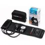 PARAMED Aneroid Sphygmomanometer – Manual Blood Pressure Cuff with Universal Cuff 8.7 - 16.5'' and D-Ring – Carrying Case in The kit – Black – Stethoscope Not Included