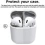 elago AirPods 2 Dust Guard (Matte Space Grey, 1 Set) Dust-Proof Metal Cover, Luxurious Finish, Watch Installation Video - Compatible with Apple AirPods 2 Wireless Charging Case [US Patent Registered]
