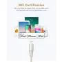 Xcentz iPhone Charger 3ft, MFi Certified Lightning Cable iPhone Charger Cable Metal Connector, Durable Braided Nylon High-Speed Charging Cord for iPhone 11/X/XS Max/XR/8 Plus/7/6/5, iPad, Gold Xcentz iPhone Charger 3ft, MFi Certified Lightning Cable iPhone Charger Cable Metal Connector, Durable Braided Nylon High-Speed Charging Cord for iPhone 11/X/XS Max/XR/8 Plus/7/6/5, iPad, Gold