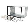 PUMPKIN Universal Double Din Mounting Metal Installation Kit Fitting Cage for 2 DIN in Dash Car Stereo Radio