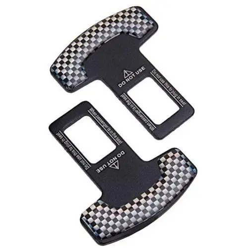 2 Packs Car Seat Belt Clip, Car Seat Belt Silencer Metal Tongue, Seat Safety Belt Buckle Auto Metal Seat, Universal Fit, Pattern 2 2 Packs Car Seat Belt Clip, Car Seat Belt Silencer Metal Tongue, Seat Safety Belt Buckle Auto Metal Seat, Universal Fit, Pattern 2