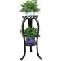 Metal Potted Plant Stand, 32inch Rustproof Decorative Flower Pot Rack with Indoor Outdoor Iron Art Planter Holders Garden Steel Pots Containers Supports Corner Display Stand Metal Potted Plant Stand, 32inch Rustproof Decorative Flower Pot Rack with Indoor Outdoor Iron Art Planter Holders Garden Steel Pots Containers Supports Corner Display Stand