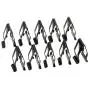 Mtsooning 20 Pcs Universal Auto Car Front Console Dash Dashboard Trim Metal Retainer Black Mtsooning 20 Pcs Universal Auto Car Front Console Dash Dashboard Trim Metal Retainer Black