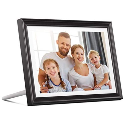 Dragon Touch WiFi Digital Picture Frame 10 inch IPS Touch Screen HD Display 1920x1200, 16GB Storage, Auto-Rotate, Share Pictures via App, E-Mail, Cloud - Classic 10 FHD