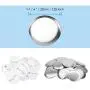 Cocoarm 1000pcs 32mm DIY Button Badge kit Blank Pin Badge Button Metal Badge Button Parts for Pro Button Maker