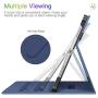 Fintie Case for iPad Air 4 10.9 Inch 2020 with Pencil Holder, Multi-Angle Viewing Cover [Supports Pencil 2nd Gen Charging] with Pocket, Auto Sleep/Wake for iPad Air 4th Generation, Navy