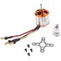 A2217-1500KV Brushless Motor for RC Boat Parts/ Fixed Wing 8/9inch Propellers, Such as 8040 8060 9045.