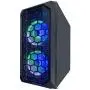 Apevia PRODIGY-BK Micro-ATX Gaming Case with 1 x Tempered Glass Panel, Top USB3.0/USB2.0/Audio Ports, 3 x RGB Fans, Black Frame Apevia PRODIGY-BK Micro-ATX Gaming Case with 1 x Tempered Glass Panel, Top USB3.0/USB2.0/Audio Ports, 3 x RGB Fans, Black Frame