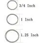 30pcs Key Rings,304 Stainless Steel 3 Sizes Round Key Chain Rings,(Silver, 3/4 Inch, 1 Inch and 1.25 Inch) 30pcs Key Rings,304 Stainless Steel 3 Sizes Round Key Chain Rings,(Silver, 3/4 Inch, 1 Inch and 1.25 Inch)