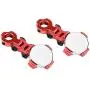 Dilwe 2Pcs RC Car Magnetic Body Post Mount, Metal Magnetic Stealth Body Post Mount for Traxxas/HSP/Redcat/Tamiya/Axial SCX10/D90/HPI RC Car(Red)