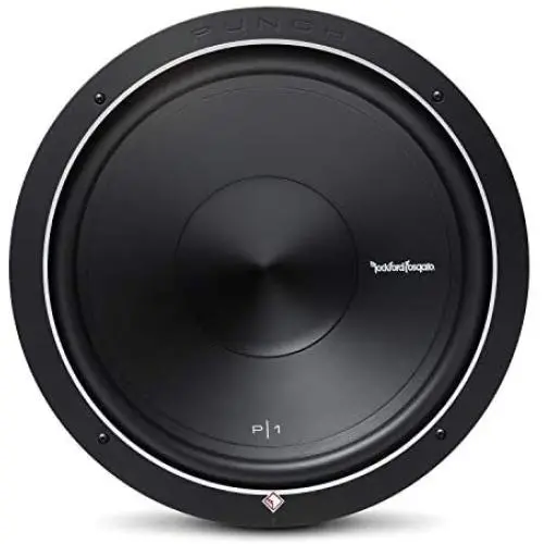 Rockford Fosgate P1S2-15 Punch P1 SVC 2-Ohm 15-Inch 250 Watt RMS 500 Watt Peak Subwoofer Rockford Fosgate P1S2-15 Punch P1 SVC 2-Ohm 15-Inch 250 Watt RMS 500 Watt Peak Subwoofer