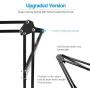 InnoGear Adjustable Mic Stand for Blue Snowball and Blue Snowball iCE Suspension Boom Scissor Arm Stand with Microphone Windscreen and Dual Layered Mic Pop Filter, Max Load 1.5 KG