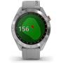 Garmin Approach S40, Stylish GPS Golf Smartwatch, Lightweight With Touchscreen Display, Gray/Stainless Steel