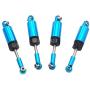 4Pack ShareGoo Metal Shock Absorber Kit Damper Suspension Upgrade Part for WPL 1/16 C14 C24 RC Crawler Off-Road Car Truck (Blue)