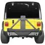 Hooke Road Wrangler TJ Rear Bumper with Tire Carrier + Front Bumpers Combo Compatible with Jeep Wrangler TJ 1997-2006 Hooke Road Wrangler TJ Rear Bumper with Tire Carrier + Front Bumpers Combo Compatible with Jeep Wrangler TJ 1997-2006