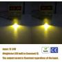 iBrightstar Newest 9-30V Extremely Bright DE3175 DE3021 Festoon Error Free 1.25'' 31mm LED for Interior Map Dome Lights and License Plate Courtesy Lights, Yellow