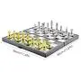 Chess Set with Folding Metal Chess and Classic Handmade Standard Parts, Metal Chess Set for Adults and Children Chess Set with Folding Metal Chess and Classic Handmade Standard Parts, Metal Chess Set for Adults and Children