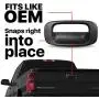 T1A Tailgate Handle Bezel Compatible with Chevrolet 1999-2007 Silverado and GMC Sierra, Also Fits 1500, 2500, 3500 HD Pickup Truck, Black Color, T1A-15228539