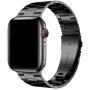 [Upgraded] Wolait Compatible with Apple Watch Band 40mm 38mm , Ultra Thin Solid Stainless Steel Band for Apple iWatch SE Series 6/5/4/3/2/1 Men Women -Black