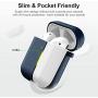 Marge Plus for Airpods Case Cover with Keychain, Silicone Skin Cover for Women Men Compatible with Apple Airpods 2/1 Charging Case (Front LED Visible)