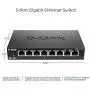 D-Link Ethernet Switch, 8 Port Gigabit Unmanaged Metal Fanless Desktop or Wall Mount Design (DGS-108) D-Link Ethernet Switch, 8 Port Gigabit Unmanaged Metal Fanless Desktop or Wall Mount Design (DGS-108)