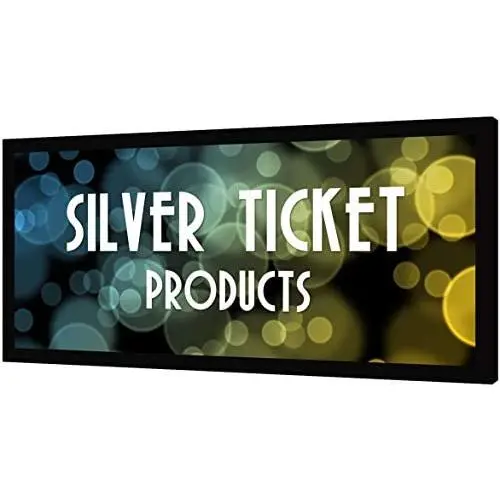 STR-235158-WAB Silver Ticket 2.35:1 4K Ultra HD Ready Cinema Format (6 Piece Fixed Frame) Projector Screen (2.35:1, 158'', Woven Acoustic Material) STR-235158-WAB Silver Ticket 2.35:1 4K Ultra HD Ready Cinema Format (6 Piece Fixed Frame) Projector Screen (2.35:1, 158'', Woven Acoustic Material)