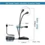 USB PC Microphone, Computer Recording Condenser Cardioid Mic with Mute Button & LED Indicator for Laptop, Mac, PS4 - Voice Recording, Podcasting, Skype, YouTube, Games, Streaming (JV603-Black)