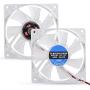 Richer-R Cooling Fan LED,80mm LED Light 12V 4Pin Mute PC Case Cooling Fan Computer Cooler with a 4 Pin Power Interface (Blue)