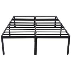 V&LX 18 Inch Tall V1406 UP-Support Deluxe Metal Slat Bed Frame (King)