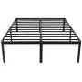 V&LX 18 Inch Tall V1406 UP-Support Deluxe Metal Slat Bed Frame (King) V&LX 18 Inch Tall V1406 UP-Support Deluxe Metal Slat Bed Frame (King)