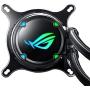 ROG Strix LC 120 RGB, Cooler CPU All-in-one ROG, with addressable RGB Lighting, Aura sync, NCVM Pump Coating and ROG Radiator Fan