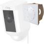 Adjustable Weatherproof Outdoor Metal Wall Mount for Ring Spotlight Cam Wired - White (1 Pack)