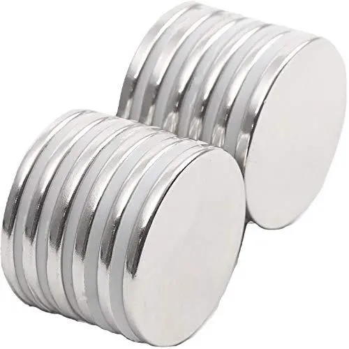 Strong Magnets Rare Earth Neodymium: N52 Disc Super Permanent Metal Round, 1.26''DX0.06''H, Powerful Pull Force, 12 Piece | Heavy Duty, Fridge Door, Garage, Kitchen, Science, Craft, Art, Office, Therapy Strong Magnets Rare Earth Neodymium: N52 Disc Super Permanent Metal Round, 1.26''DX0.06''H, Powerful Pull Force, 12 Piece | Heavy Duty, Fridge Door, Garage, Kitchen, Science, Craft, Art, Office, Therapy