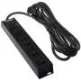 Monoprice 127856 6 Outlet Heavy Duty Metal Surge Protector Power Strip - Black - 15ft Cord | ETL Rated 1,150 Joules with Grounded and Protected Light Indicator Monoprice 127856 6 Outlet Heavy Duty Metal Surge Protector Power Strip - Black - 15ft Cord | ETL Rated 1,150 Joules with Grounded and Protected Light Indicator