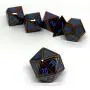 Dark Alpha Metal Polyhedral D&D Dice Set for RPGs Dark Alpha Metal Polyhedral D&D Dice Set for RPGs