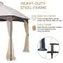 AsterOutdoor 10x12 Outdoor Gazebo for Patios Canopy for Shade and Rain with Mosquito Netting, Waterproof Soft Top Metal Frame Gazebo for Lawn, Garden, Backyard and Deck, 99% UV Rays Block (Beige) AsterOutdoor 10x12 Outdoor Gazebo for Patios Canopy for Shade and Rain with Mosquito Netting, Waterproof Soft Top Metal Frame Gazebo for Lawn, Garden, Backyard and Deck, 99% UV Rays Block (Beige)