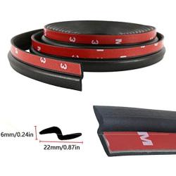 SHENGYAWAUTO Z-Shape Window Door Rubber Seal Strip Hollow Weatherstrip for Car Motor 4M 13FT