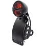 Amazicha LED License Plate Brake Light Taillight Curved Bracket for Harley Sporster Bobber Choppers