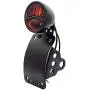 Amazicha LED License Plate Brake Light Taillight Curved Bracket for Harley Sporster Bobber Choppers