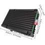 DS. DISTINCTIVE STYLE Heatsink Metal Case with Dual Cooling Fans Compatible with Raspberry Pi 4