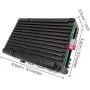 DS. DISTINCTIVE STYLE Heatsink Metal Case with Dual Cooling Fans Compatible with Raspberry Pi 4